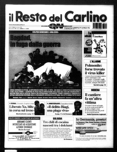 Il Resto del Carlino : giornale dell'Emilia